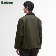 Barbour OS Transporter 宽松撞色翻领无蜡夹克 鼠尾草绿 M 2368.08元