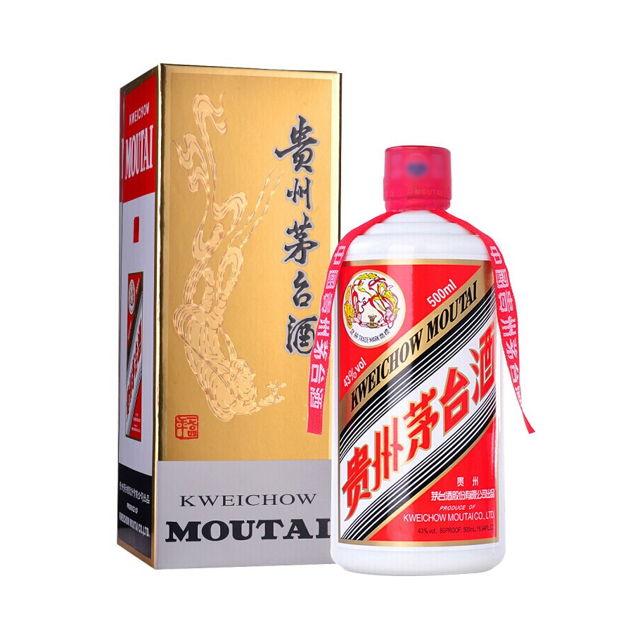 茅台 飞天茅台 白酒 酱香型 500ml 43度 盒装 宴请 500ml 859元（需用券）