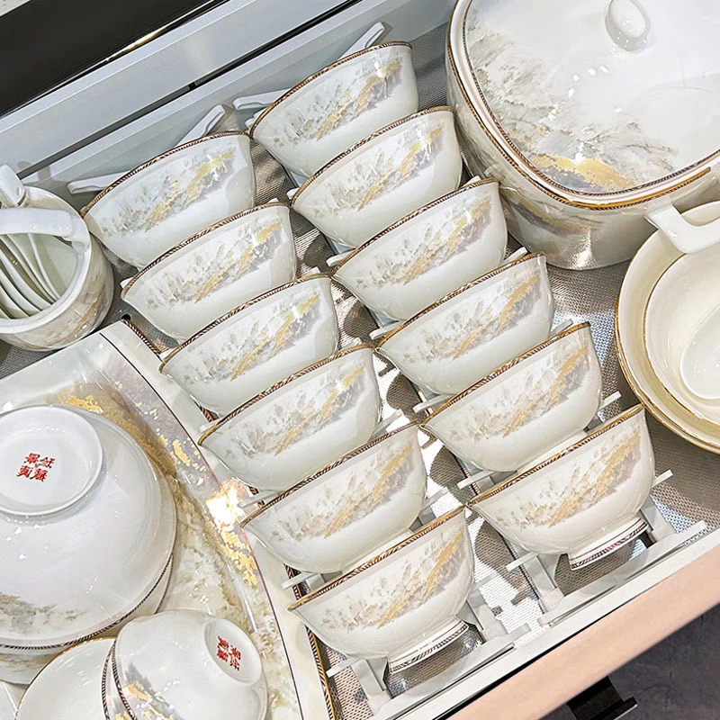 洛威 大好河山餐具 6人食 40件套（送砂锅） 130.9元（需用券）