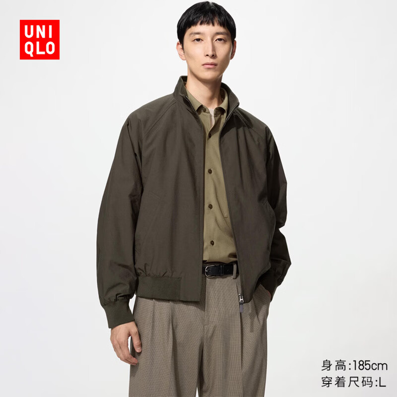 优衣库 487318 哈灵顿茄克 深褐色 L 男装外套 339元（需用券）