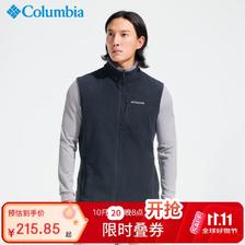 哥伦比亚 抓绒衣男春秋背心马甲户外运动保暖抓绒服AE1056 009 XL 215.85元