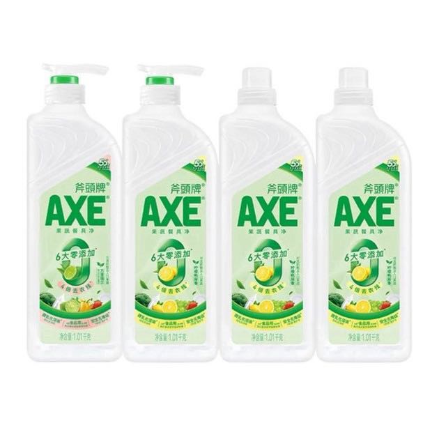 淘金币可用、88VIP：AXE A类护手维E洗洁精 万里锡兰鸭屎香 1.01kg*4瓶 整箱装 35.31元正文更低价28.95元（需用券）