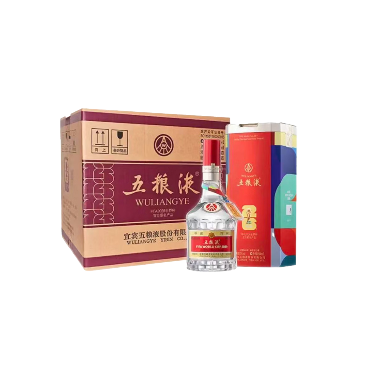 再降价、微信小程序：五粮液 普五八代 52度白酒 500mL×6瓶 4307.8元（多返后4277.8元）