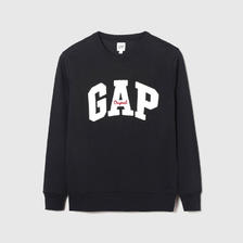 Gap 秋款字母logo抓绒圆领卫衣 109元