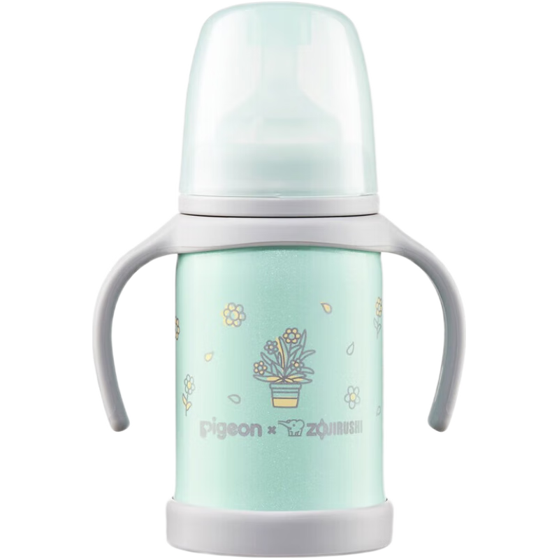 象印 AA24FG 贝亲联名诗人花园 宝宝学饮吸管保温杯套装250ml 55.15元（需用券）