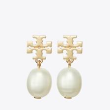 Tory Burch 汤丽柏琦月影流光珍珠垂坠耳环 $130（约869.52元）