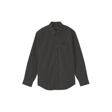 移动端：无印良品 MUJI 男式 水洗牛津 纽扣领长袖衬衫 男士衬衣上衣秋季 102