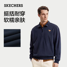 PLUS 入店铺会员 首购：斯凯奇 卫衣 套头衫 长袖休闲上衣 L326U003 85.65元（需