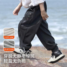巴厘小猪 儿童长裤 卡其加绒款 43.2元