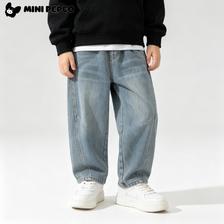 小猪班纳 男童牛仔裤 怀旧蓝 59.9元（需用券）