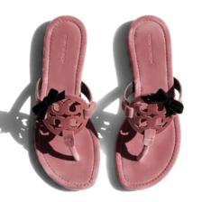 Tory Burch 汤丽柏琦丝绒蝴蝶结人字凉鞋 $250（约1672.15元）