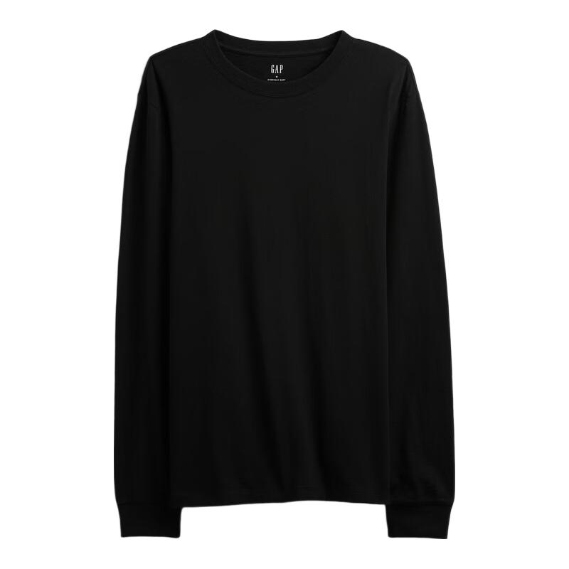 Gap 纯棉圆领长袖T恤 多色可选 50元（需用券）