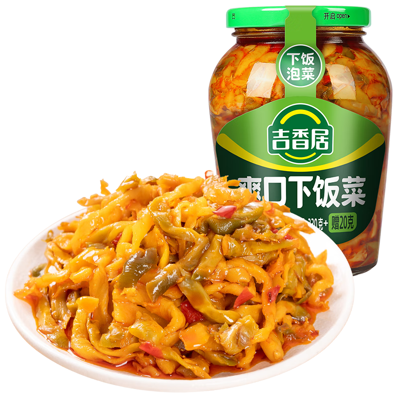 吉香居 爽口下饭菜 泡菜 426g 7.9元