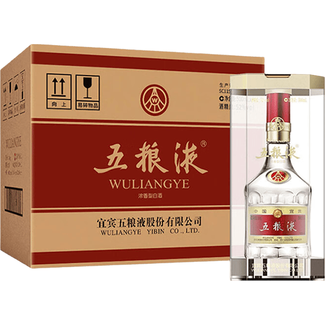 五粮液 普五八代 52°浓香型白酒 500mL×6瓶 4753.92元