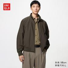 优衣库 487318 哈灵顿茄克 深褐色 L 男装外套 339元（需用券）