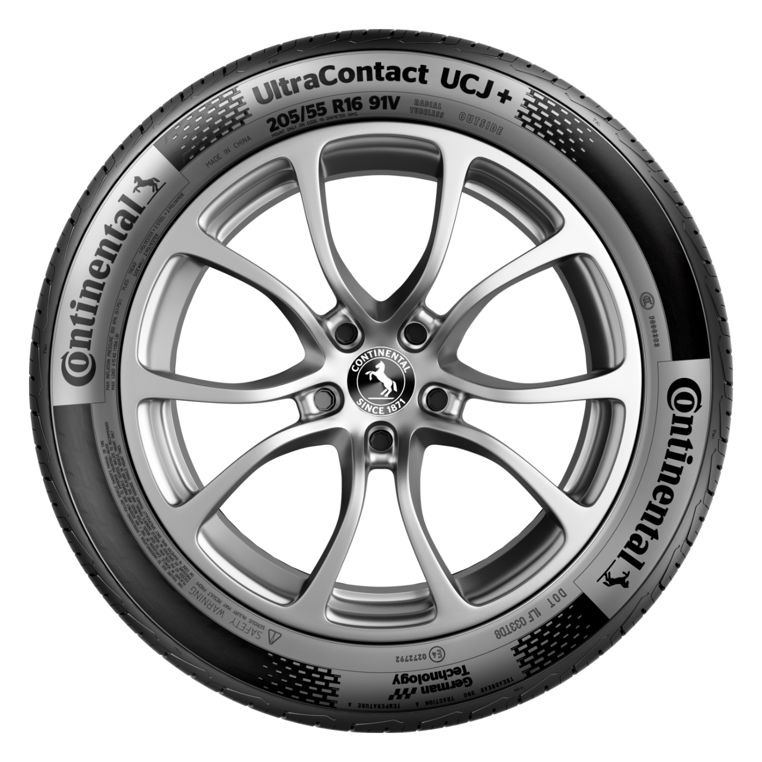 德国马牌 马牌（Continental）汽车轮胎 215/55R17 94W FR UCJ+ 适配本田XR-V 314.25元