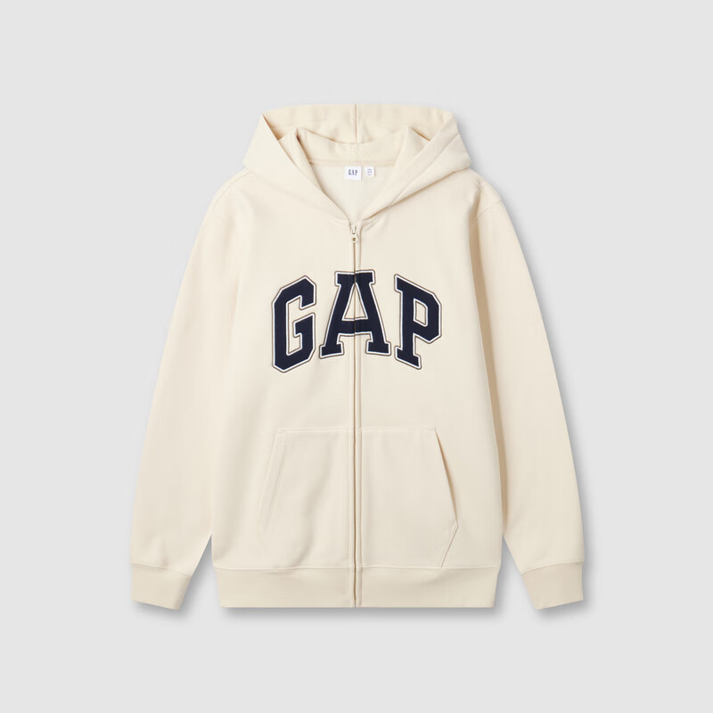 Gap 磨毛字母logo加绒连帽外套 （多色可选） 114元（需用券）