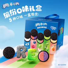 奥利奥 夹心饼干 五口味混合装 388g 盒装 17.8元
