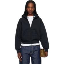 FEAR OF GOD ESSENTIALS 黑色 Classic Full Zip 连帽衫 6.6折 $142（约949.97元）