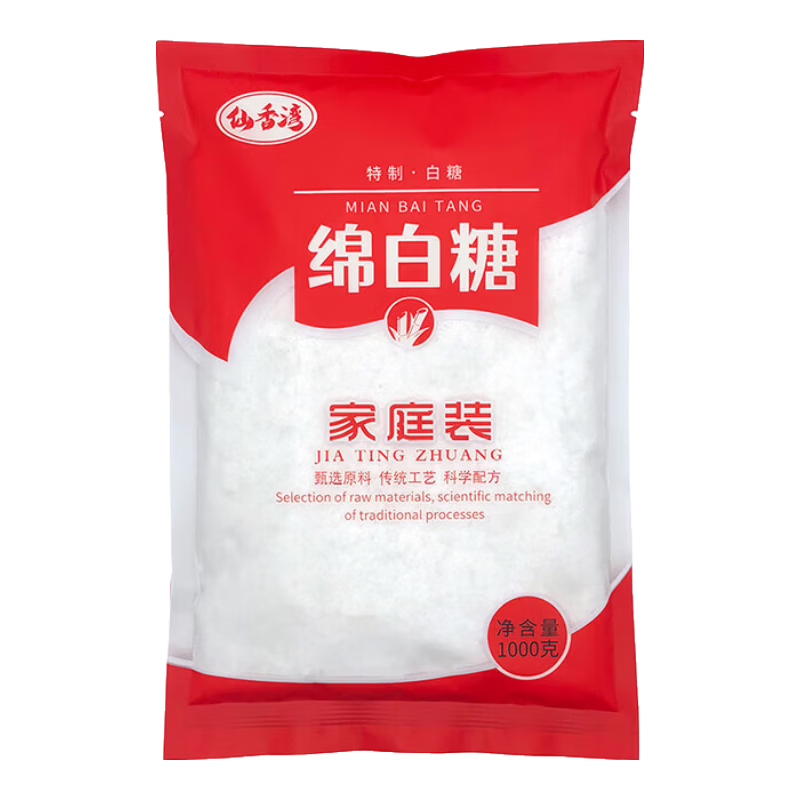 绵白糖 1kg 袋装 6.5元
