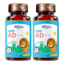witsBB 无敏维生素AD婴幼儿童配方ad滴剂0-3岁新生宝宝1500iu vavd3 两件装 无敏AD 