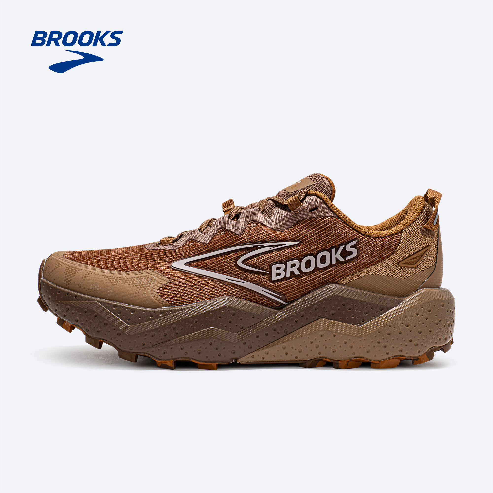 BROOKS Caldera山啸8跑鞋男越野防滑登山鞋 499.2元（需用券）