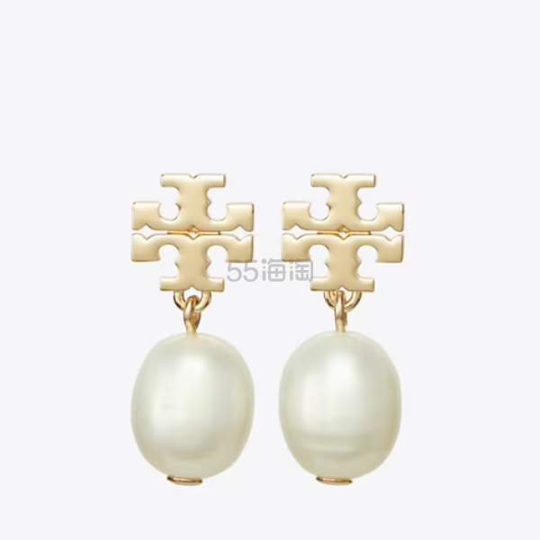 Tory Burch 汤丽柏琦月影流光珍珠垂坠耳环