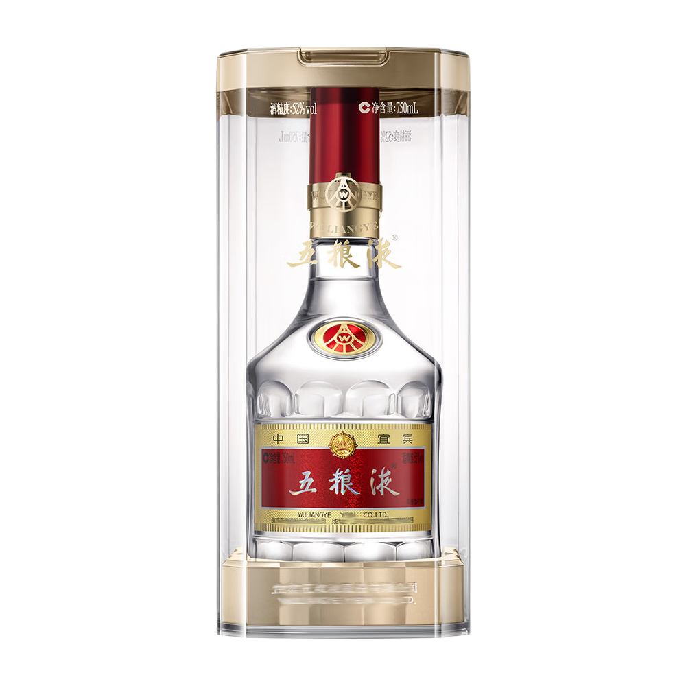 五粮液 普五 第八代 52%vol 浓香型白酒 750ml 单瓶装 1238.64元（需用券）