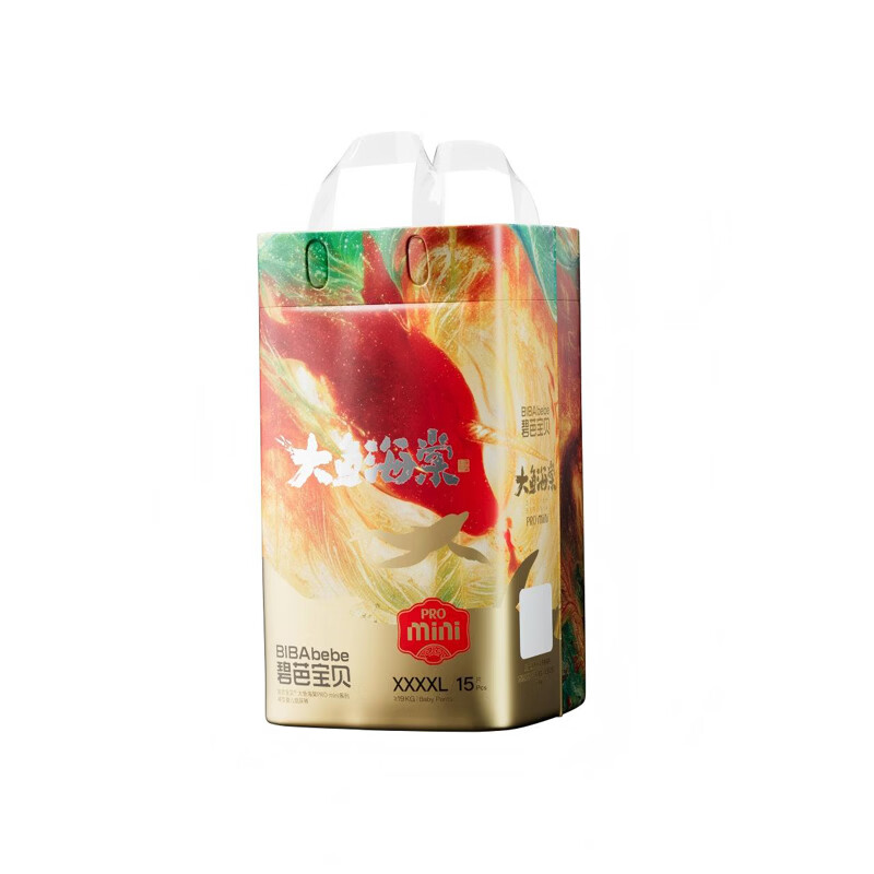 碧芭宝贝 大鱼海棠Pro系列 婴儿训练裤 4XL码 15片 15元
