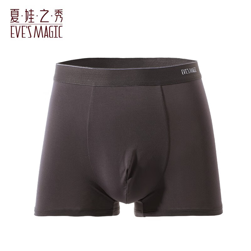 夏娃之秀 夏.娃.之.秀内裤男平角裤莫代尔男士内裤青年四角宽松男内裤 K2043矿灰 XXL 22元