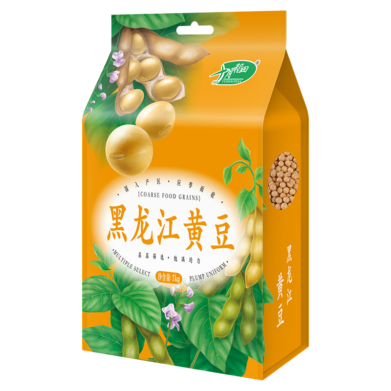 PLUS会员：十月稻田 黑龙江黄豆 1kg 6.26元（需用券）